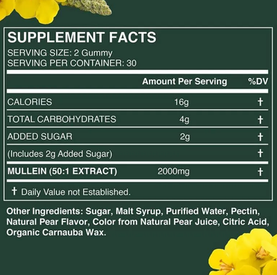 Kalvoria Mullein Flower Gummies