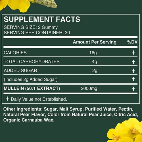 Kalvoria Mullein Flower Gummies